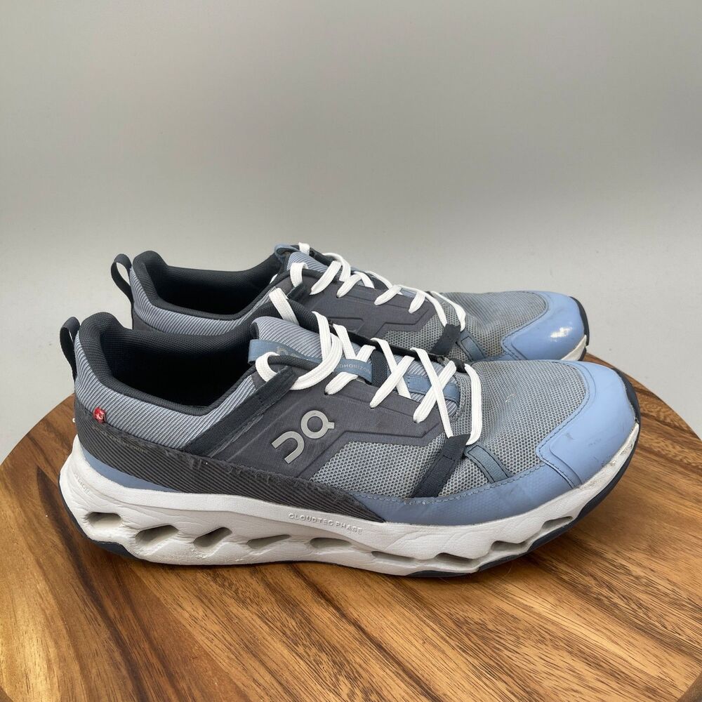 On Cloudhorizon Shoes Mens Size 11.5 Blue Running Hiking Comfort Walking Sneaker